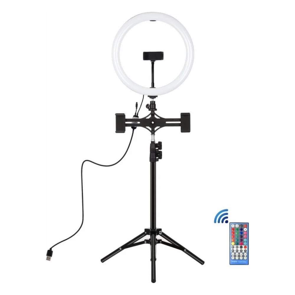Набір блогера Puluz Ring USB LED lamp PKT3068B 11.8" + tripod 1.1 м (PKT3068B)