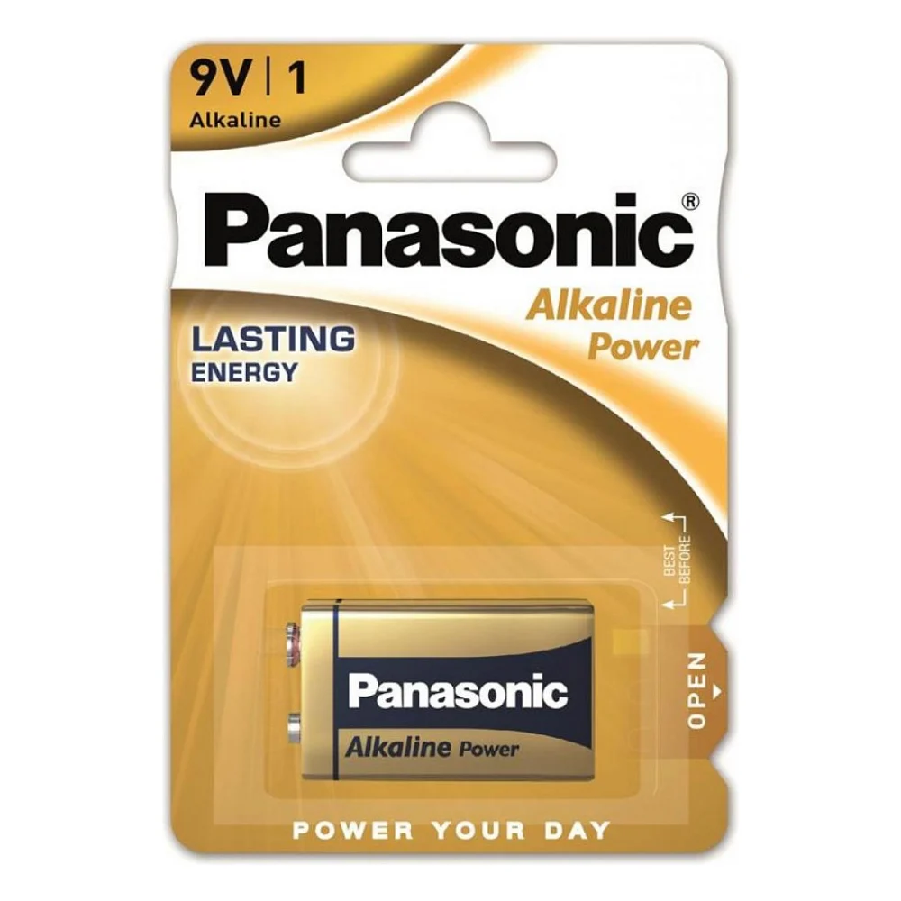 Батарейка Panasonic Крона 6LR61 Alkaline Power * 1 (6LR61REB/1BP)