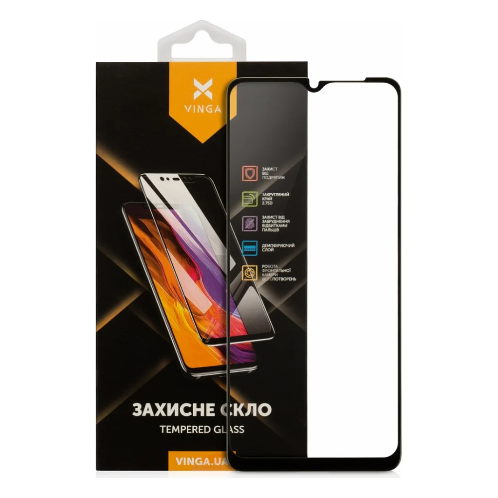 Скло захисне Vinga Samsung A12 (VGSA12)