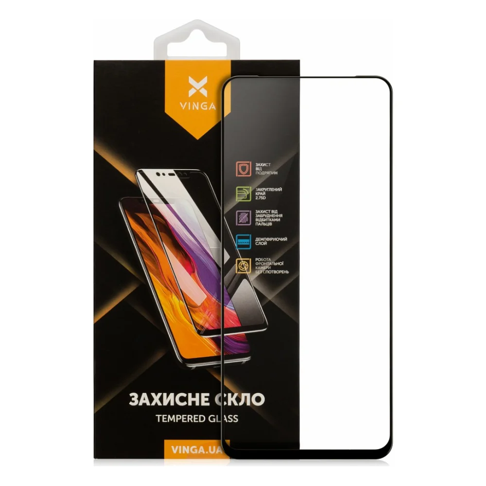 Скло захисне Vinga Xiaomi Note 10 5G/Poco M3 Pro (VGXRN105G)