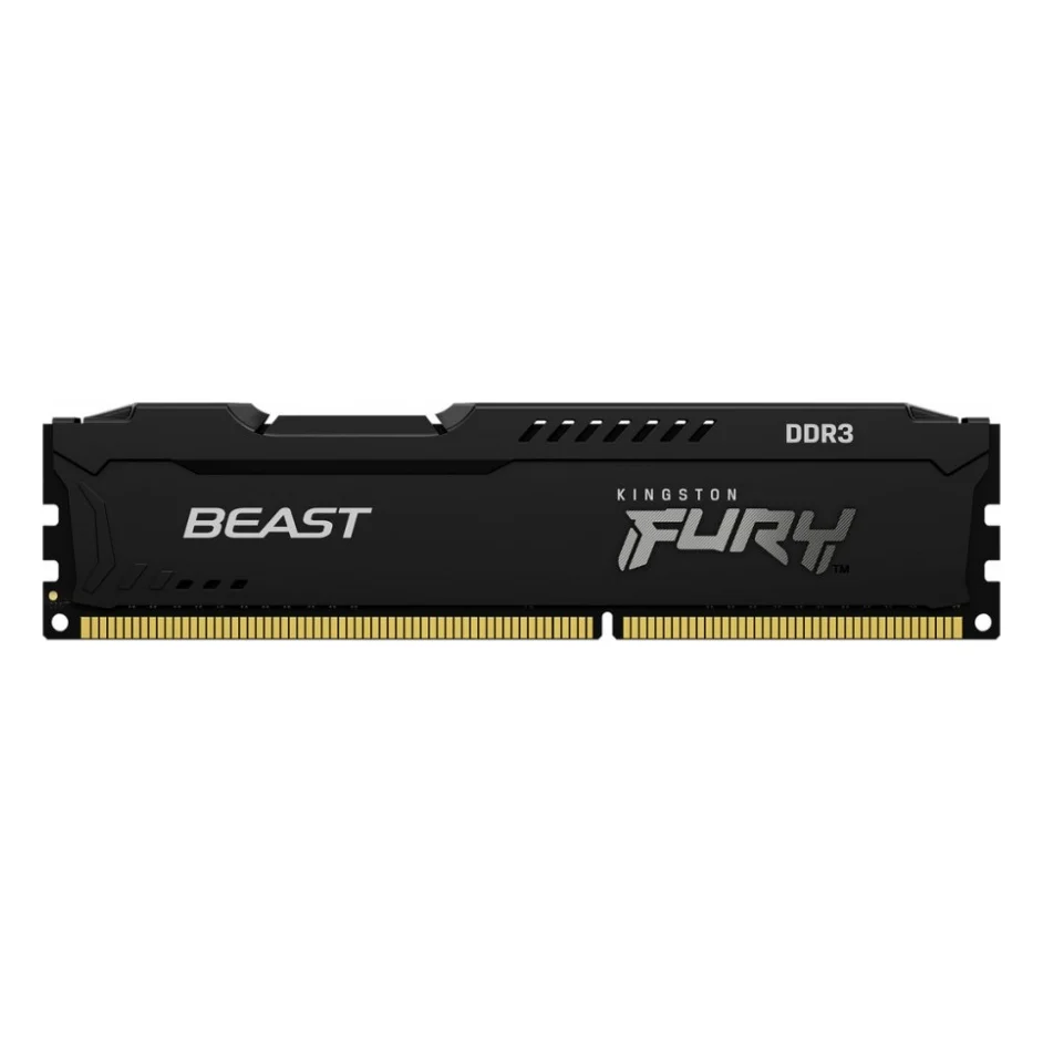 Модуль пам'яті для комп'ютера DDR3 8GB 1600 MHz Fury Beast Black Kingston Fury (ex.HyperX) (KF316C10BB/8) — фото 2