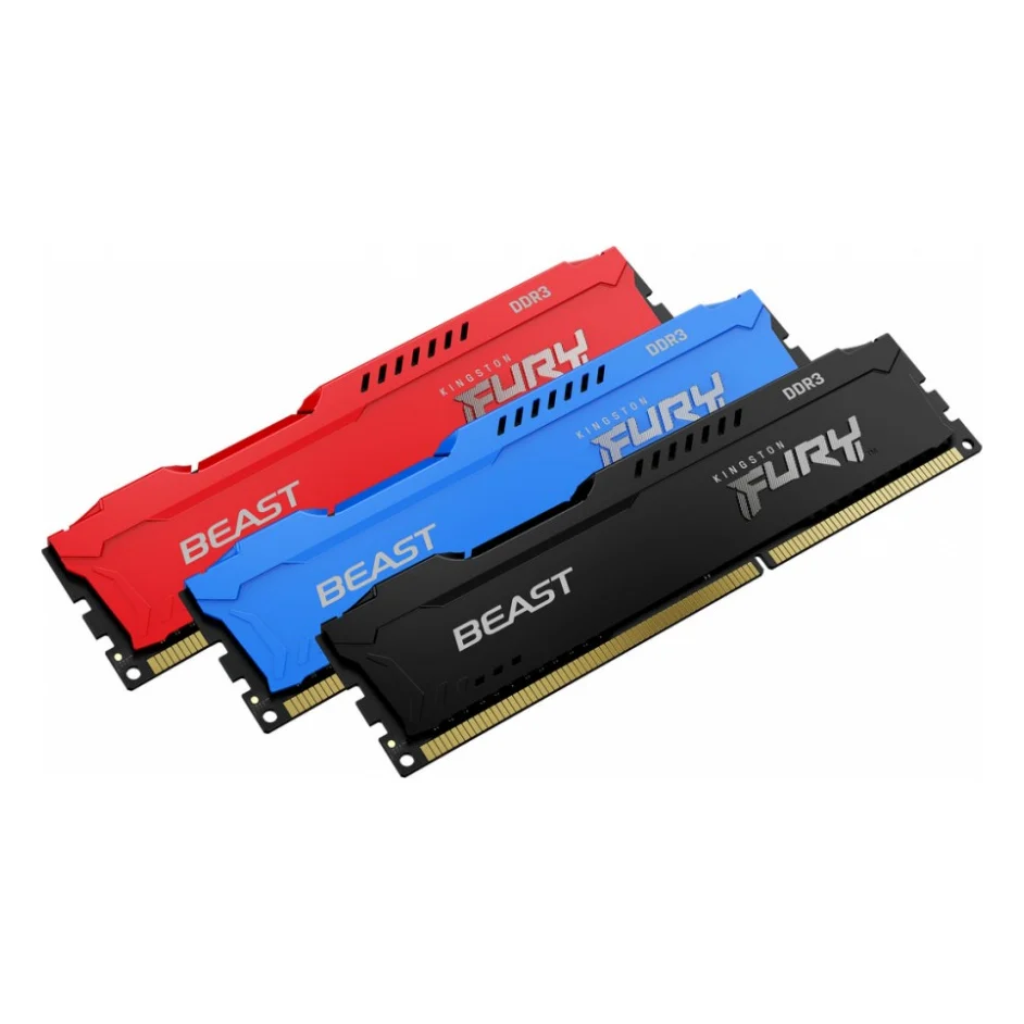 Модуль пам'яті для комп'ютера DDR3 8GB 1600 MHz Fury Beast Black Kingston Fury (ex.HyperX) (KF316C10BB/8) — фото 7