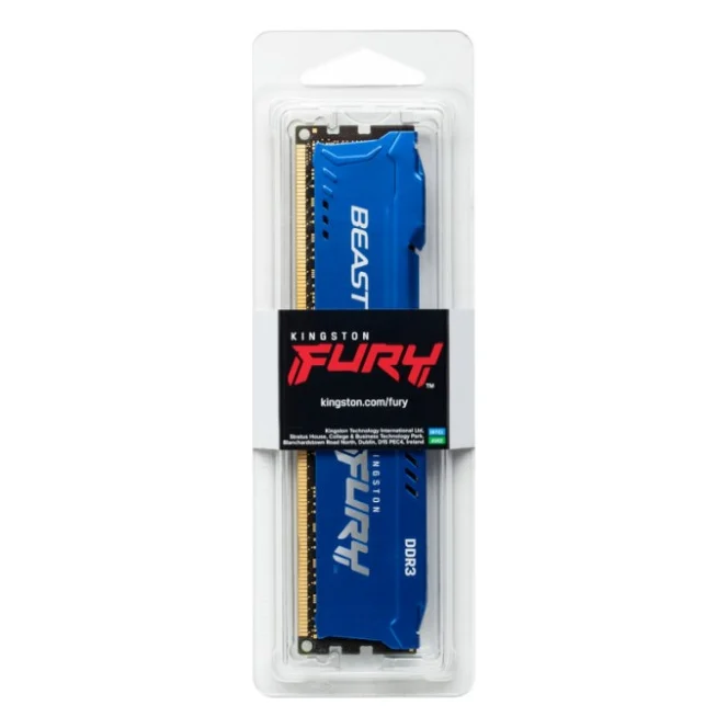 Модуль пам'яті для комп'ютера DDR3 8GB 1600 MHz Fury Beast Blue Kingston Fury (ex.HyperX) (KF316C10B/8) — фото 5