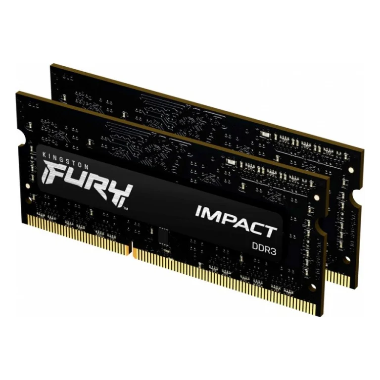 Модуль пам'яті для ноутбука SoDIMM DDR3L 16GB (2x8GB) 1866 MHz Fury Impact Kingston Fury (ex.HyperX) (KF318LS11IBK2/16)