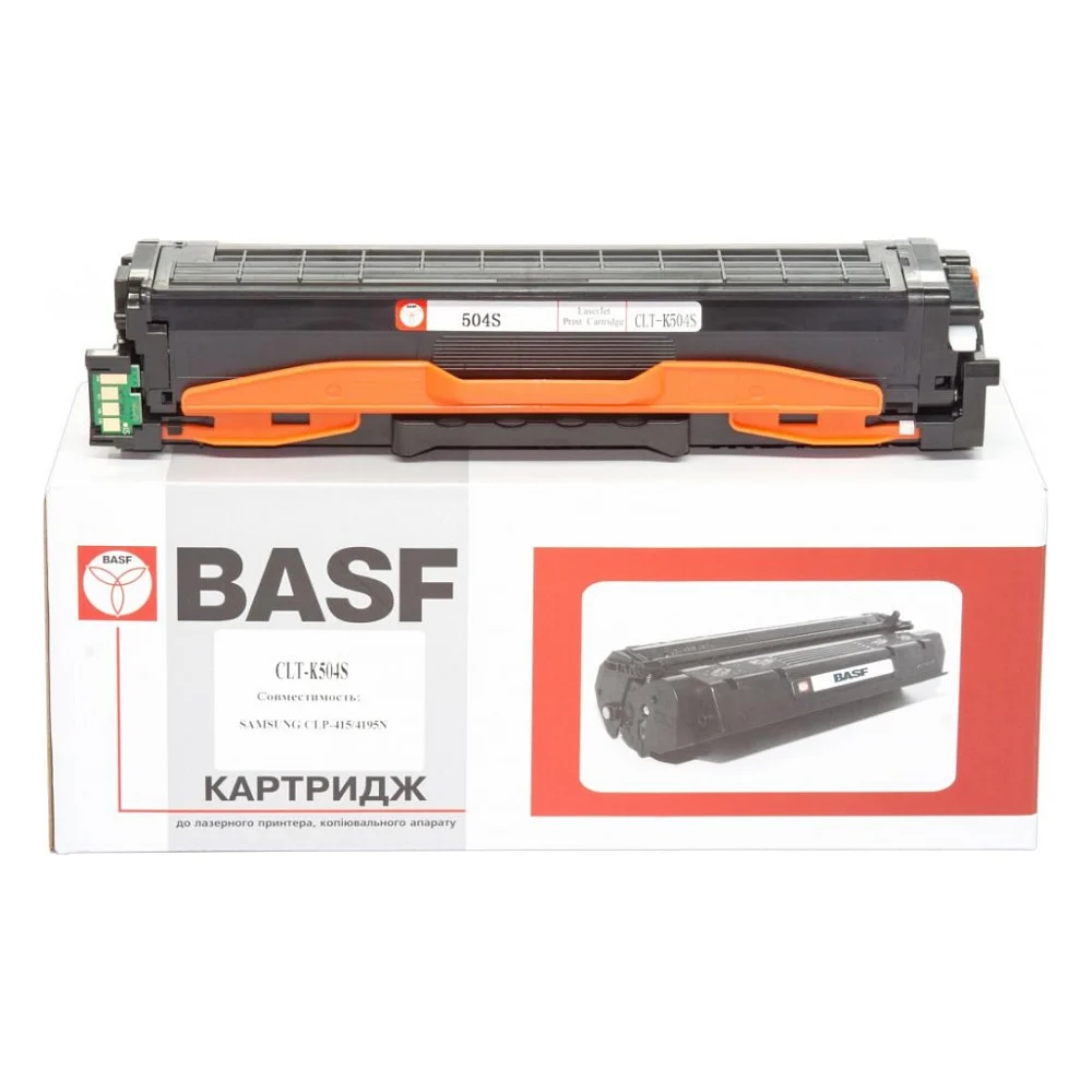 Картридж BASF Samsung CLP-415, CLX-4195 аналог CLT-K504S (KT-K504S)