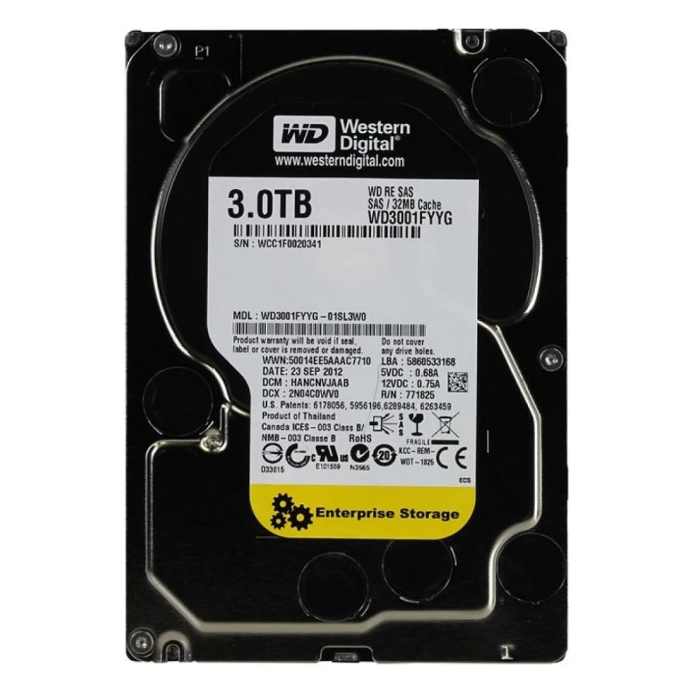 Жорсткий диск для сервера 3TB WD (WD3001FYYG)