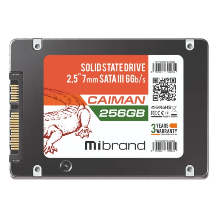 Накопичувач SSD 2.5" 256GB Mibrand (MI2.5SSD/CA256GB) Bulk