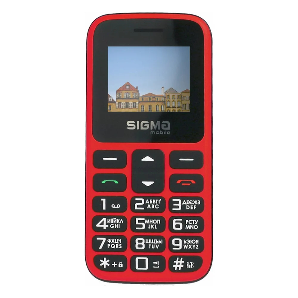 Мобільний телефон Sigma Comfort 50 HIT2020 Red (4827798120958)