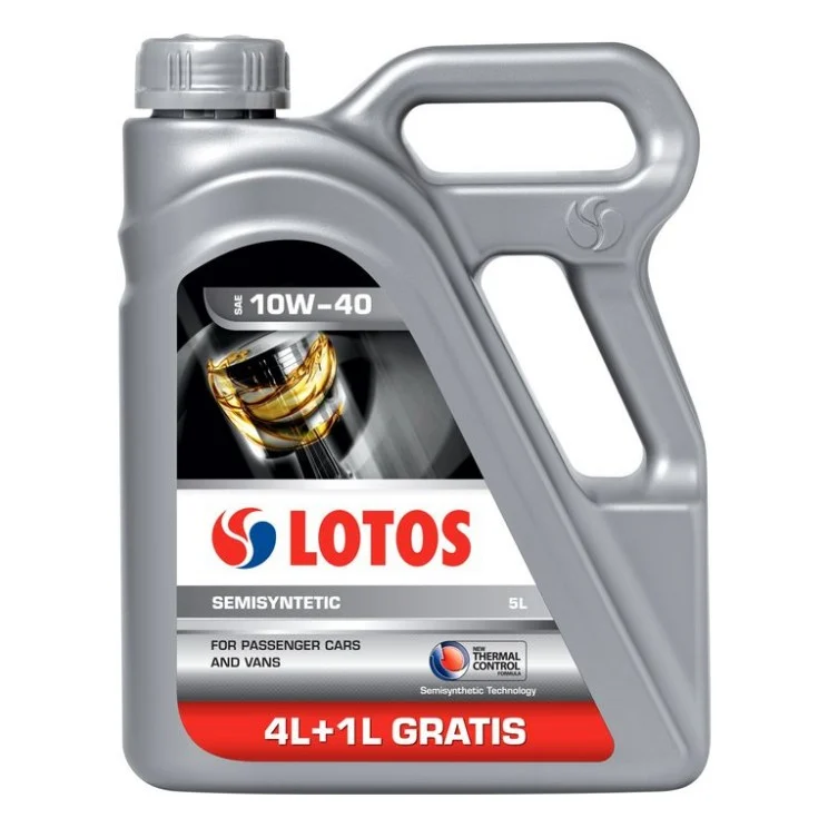 Моторна олива Lotos Semisyntic 10w40 (4+1) 5л (6876)