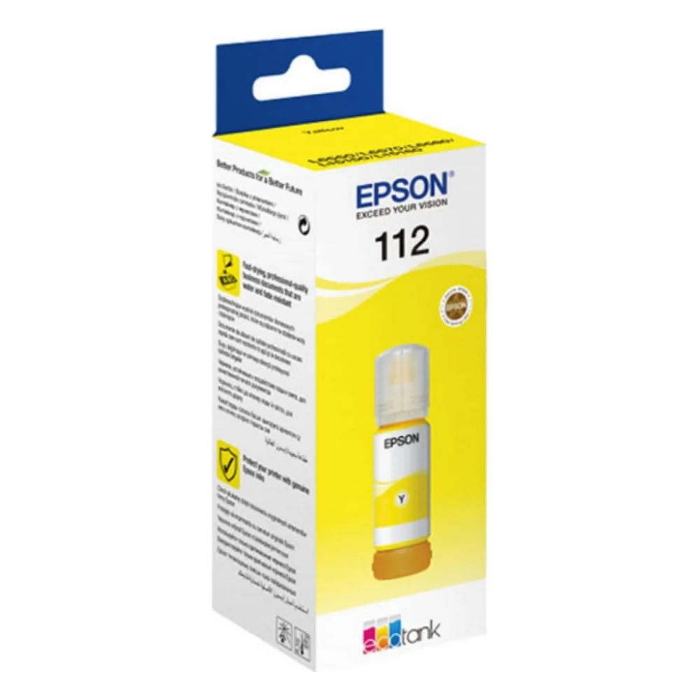Контейнер з чорнилом Epson 112 EcoTank Pigment Yellow ink (C13T06C44A)