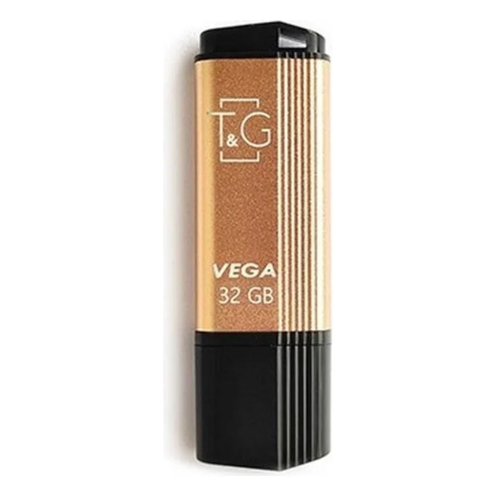 USB флеш накопичувач T&G 32GB 121 Vega Series Gold USB 2.0 (TG121-32GBGD)