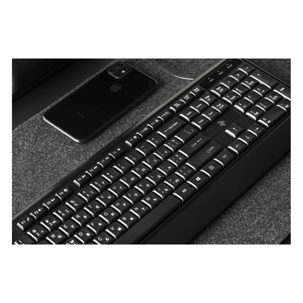 Клавіатура 2E KS130 USB Black (2E-KS130UB) — фото 7