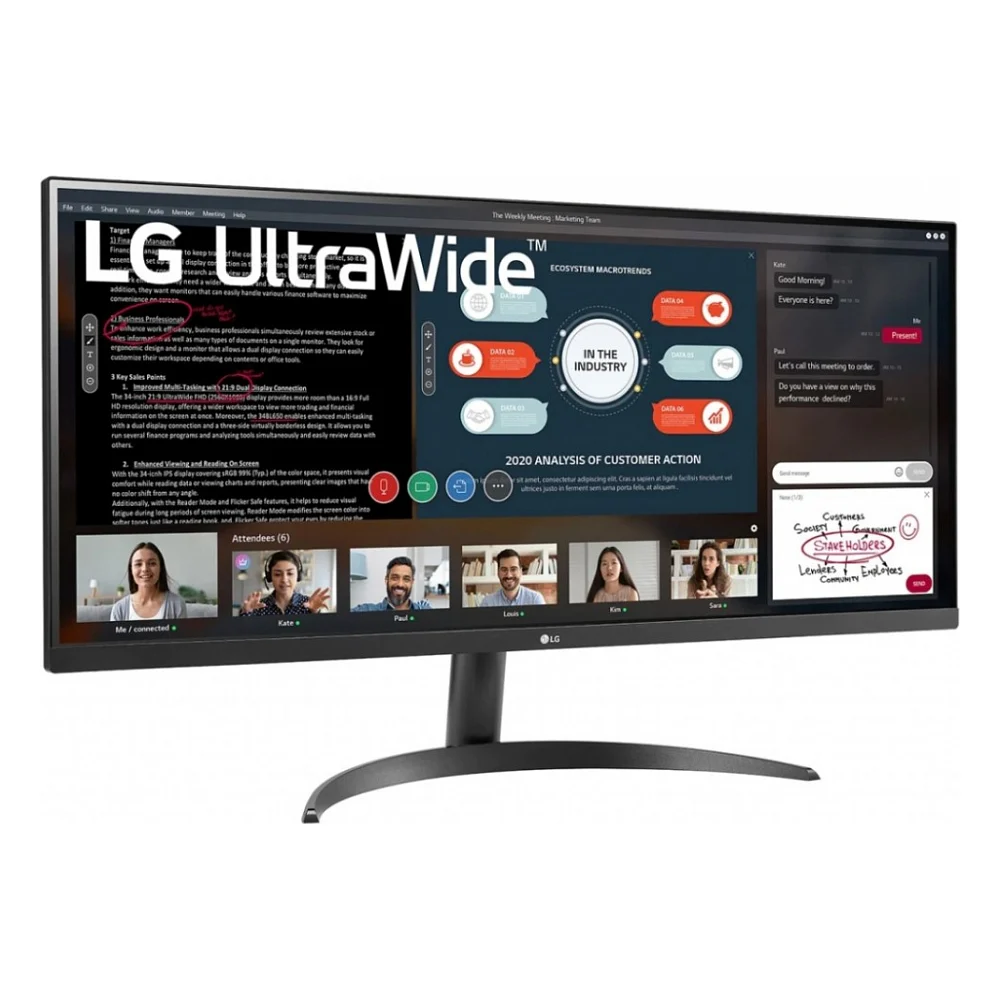 Монітор LG 34WP500-B — фото 3