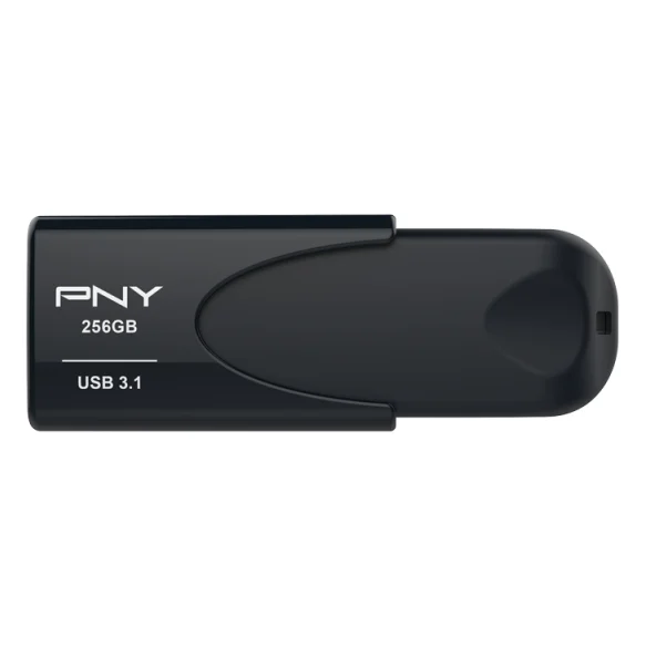 USB флеш накопичувач PNY 256GB Attache4 Black USB 3.1 (FD256ATT431KK-EF)