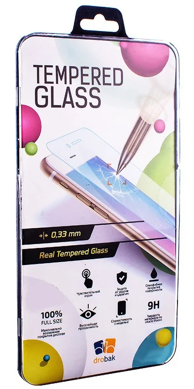 Скло захисне Drobak для Vivo V20 SE Black (232397)