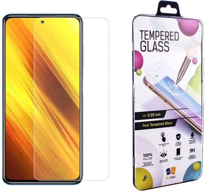 Скло захисне Drobak для Xiaomi Poco X3 (242437)