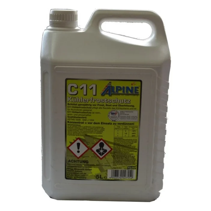 Антифриз Alpine концентрат C11 Кuhlerfrostschutz жовт. 5л (1145Y-5)