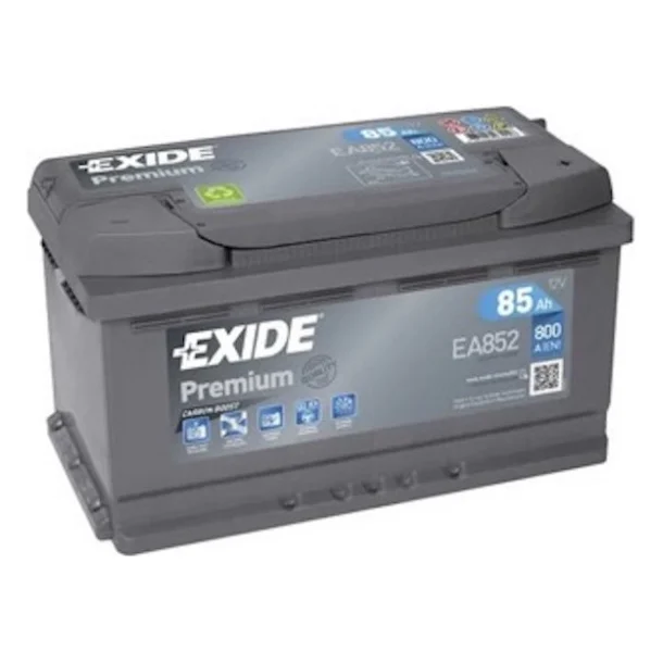 Акумулятор автомобільний EXIDE PREMIUM 85AhН Ев (-/+) (800EN) (д315*ш175*в175) (EA852)