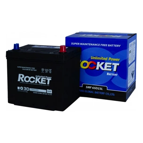 Акумулятор автомобільний ROCKET Japan 60Ah Ев (-/+) (520CCA) (д232*ш173*в225) (SMF 65D23L)