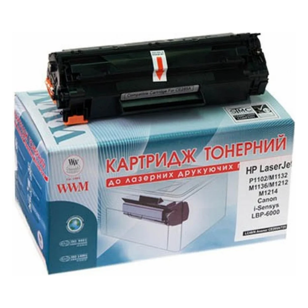 Картридж WWM для HP LJ P1102/1102w (LC48N)