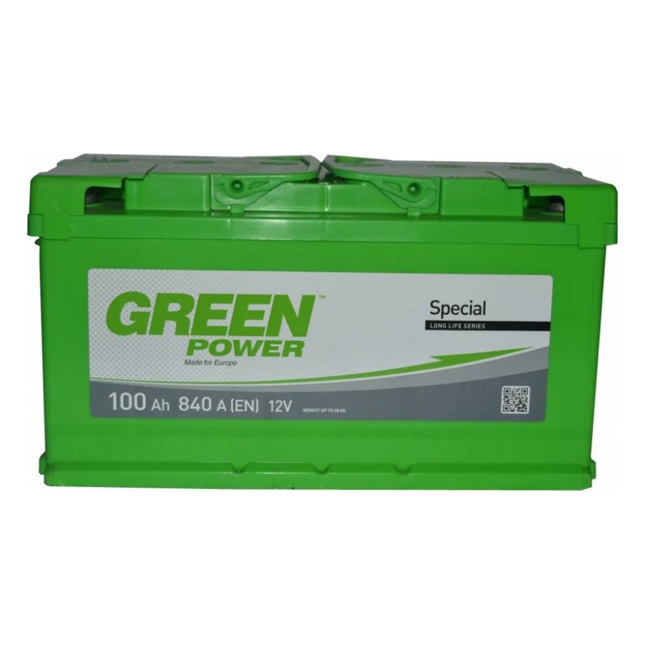 Акумулятор автомобільний GREEN POWER 100Ah (+/-) (000022430)