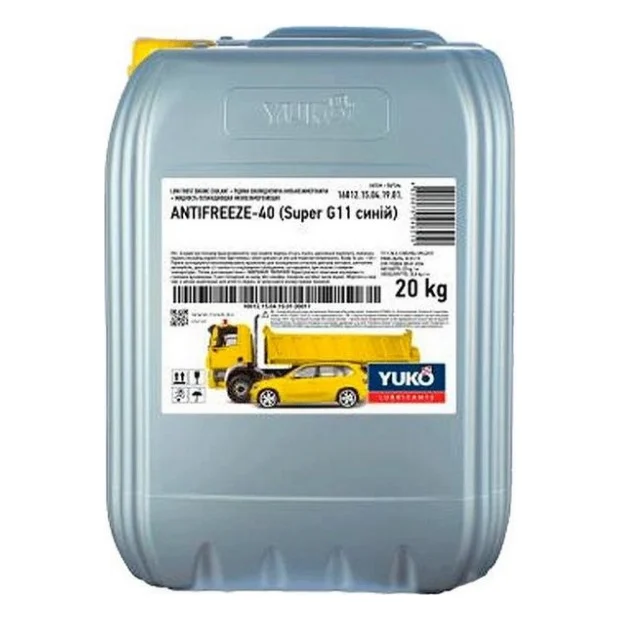 Антифриз Yuko -40 Super G11 синій 20л (4820070248944)
