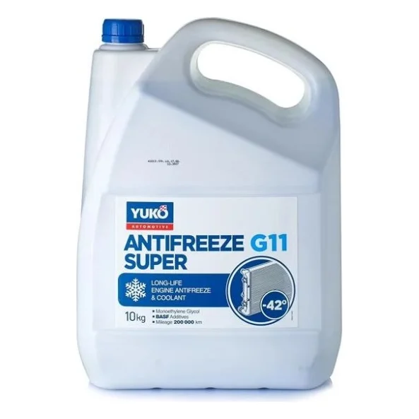 Антифриз Yuko -40 Super G11 синій 9л (10 кг.) (4820070248210)