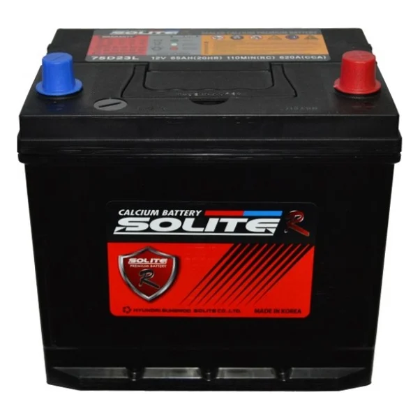 Акумулятор автомобільний Solite R 65Ah (75D23L)