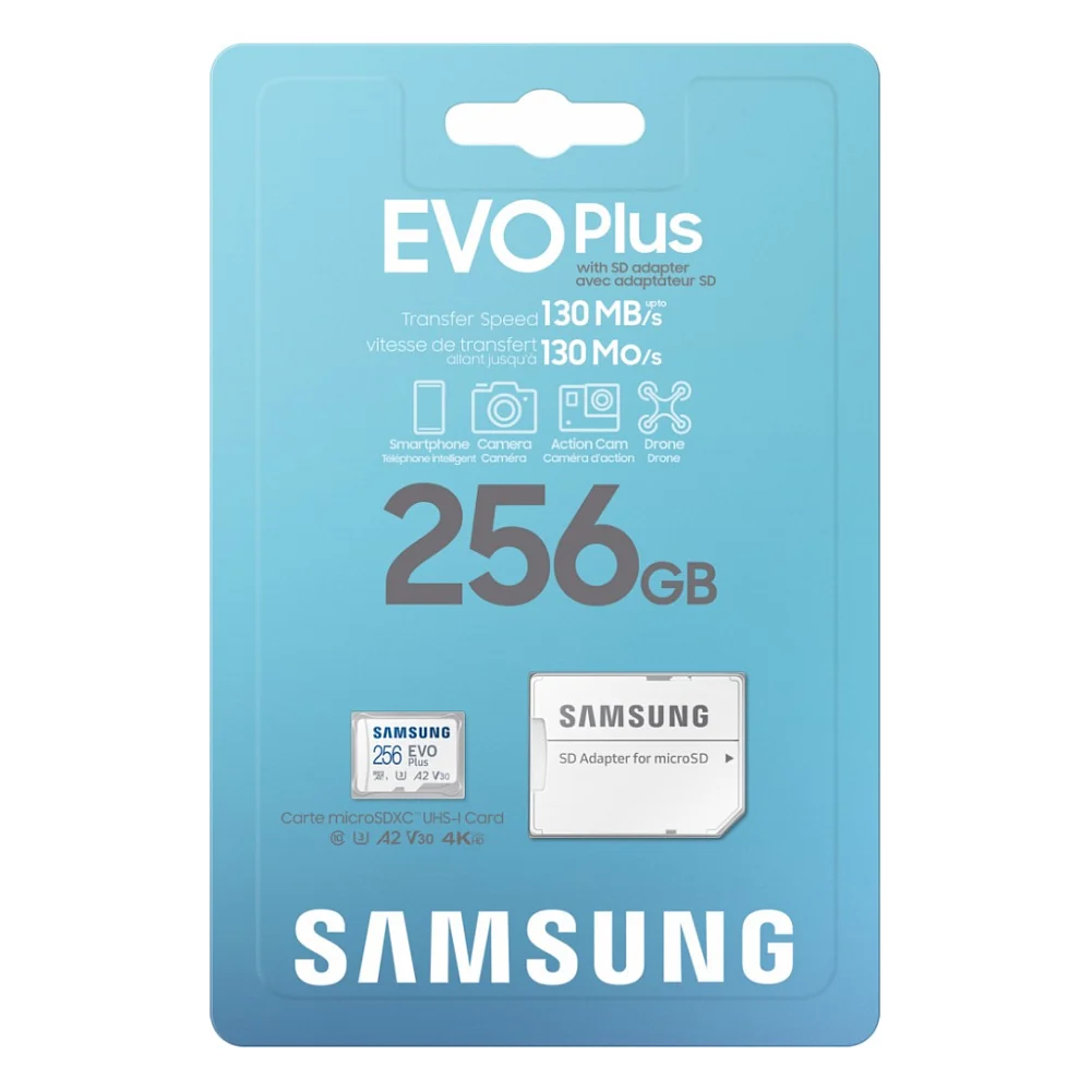 Карта пам'яті Samsung 256GB microSDXC class 10 EVO PLUS UHS-I (MB-MC256KA/RU) — фото 8