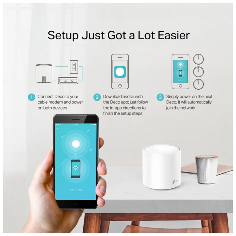 Точка доступу Wi-Fi TP-Link DECO X20 2PK — фото 5
