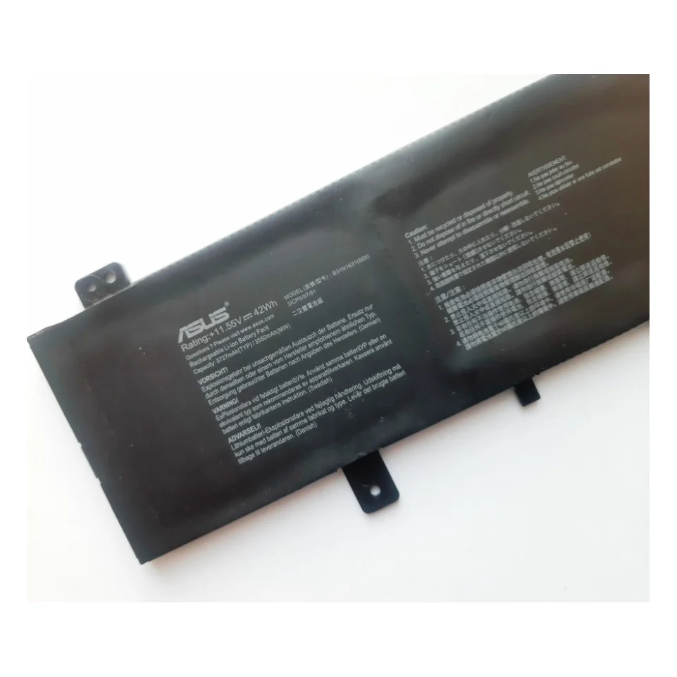 Акумулятор до ноутбука ASUS X505 B31N1631, 3727mAh (42Wh), 3cell, 11.55V, Li-ion (A47583) — фото 3