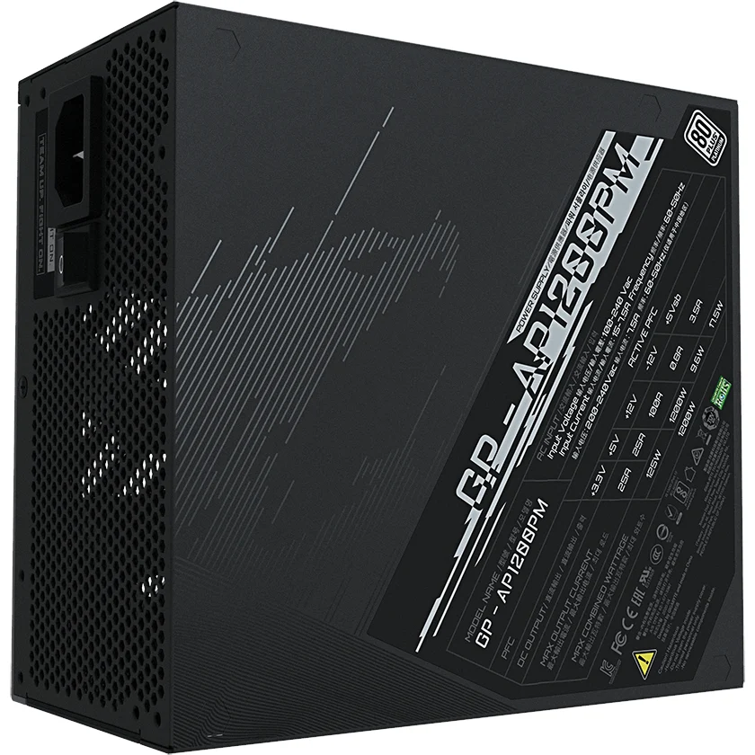 Блок живлення GIGABYTE AORUS P1200W 1200W (GP-AP1200PM) — фото 3