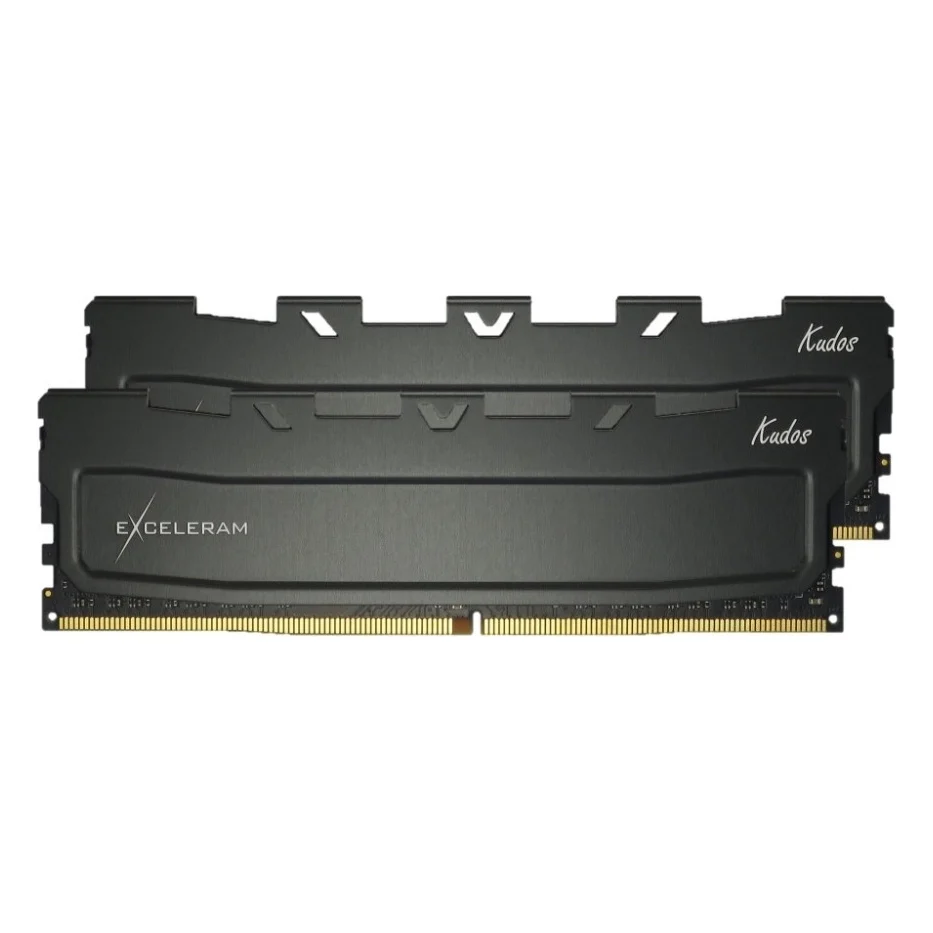 Модуль пам'яті для комп'ютера DDR4 32GB (2x16GB) 3200 MHz Black Kudos eXceleram (EKBLACK4323222CD)