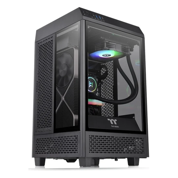 Корпус ThermalTake The Tower 100 Black Window (CA-1R3-00S1WN-00)