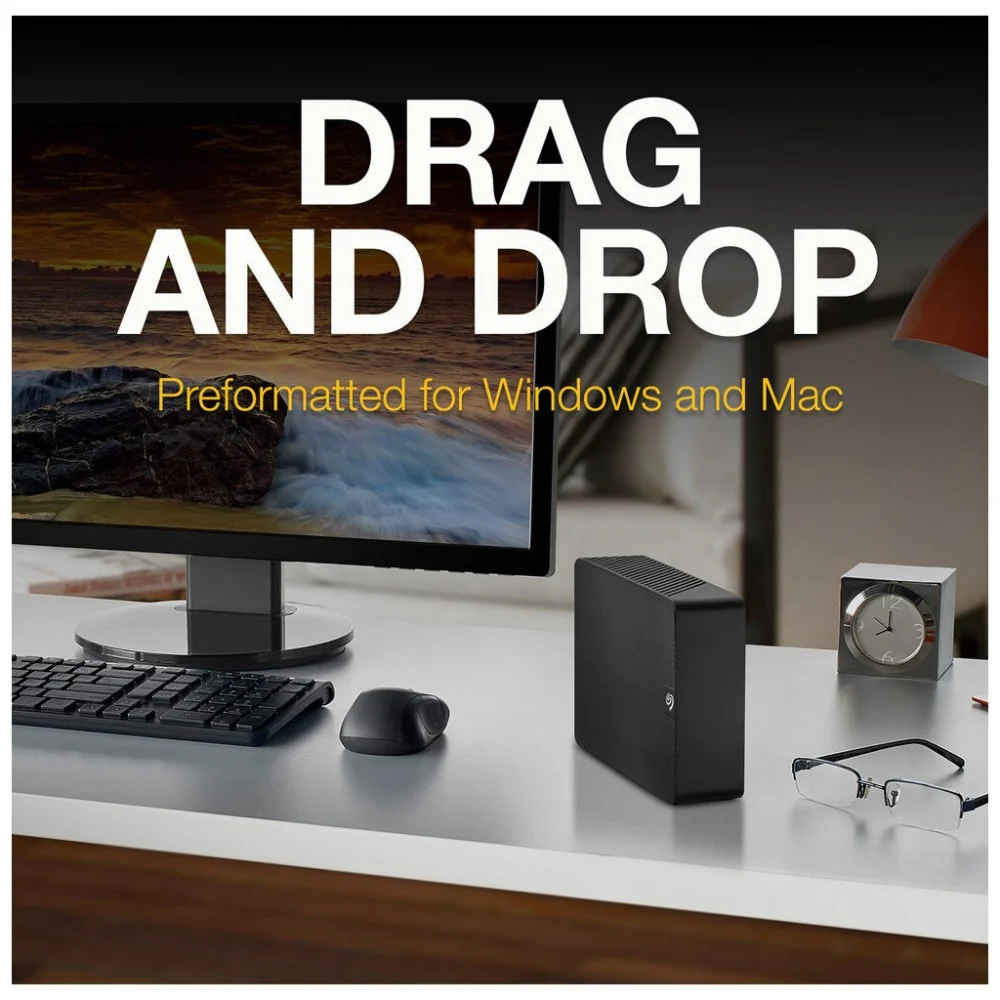 Зовнішній жорсткий диск 3.5" 4TB Expansion Desktop Seagate (STKP4000400) — фото 5