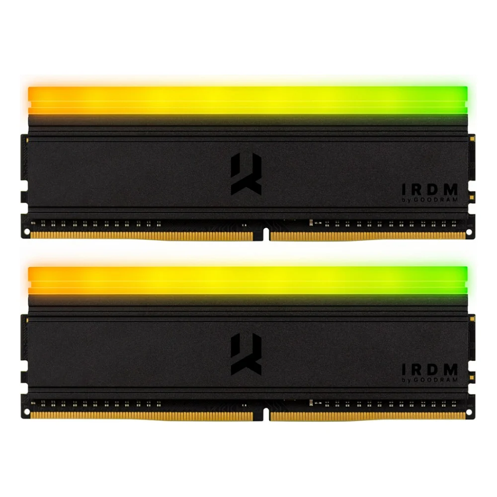 Модуль пам'яті для комп'ютера DDR4 16GGB (2x8GB) 3600 MHz IRDM RGB Black Goodram (IRG-36D4L18S/16GDC)