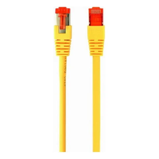 Патч-корд 0.5м S/FTP Cat 6A CU LSZH yellow Cablexpert (PP6A-LSZHCU-Y-0.5M)