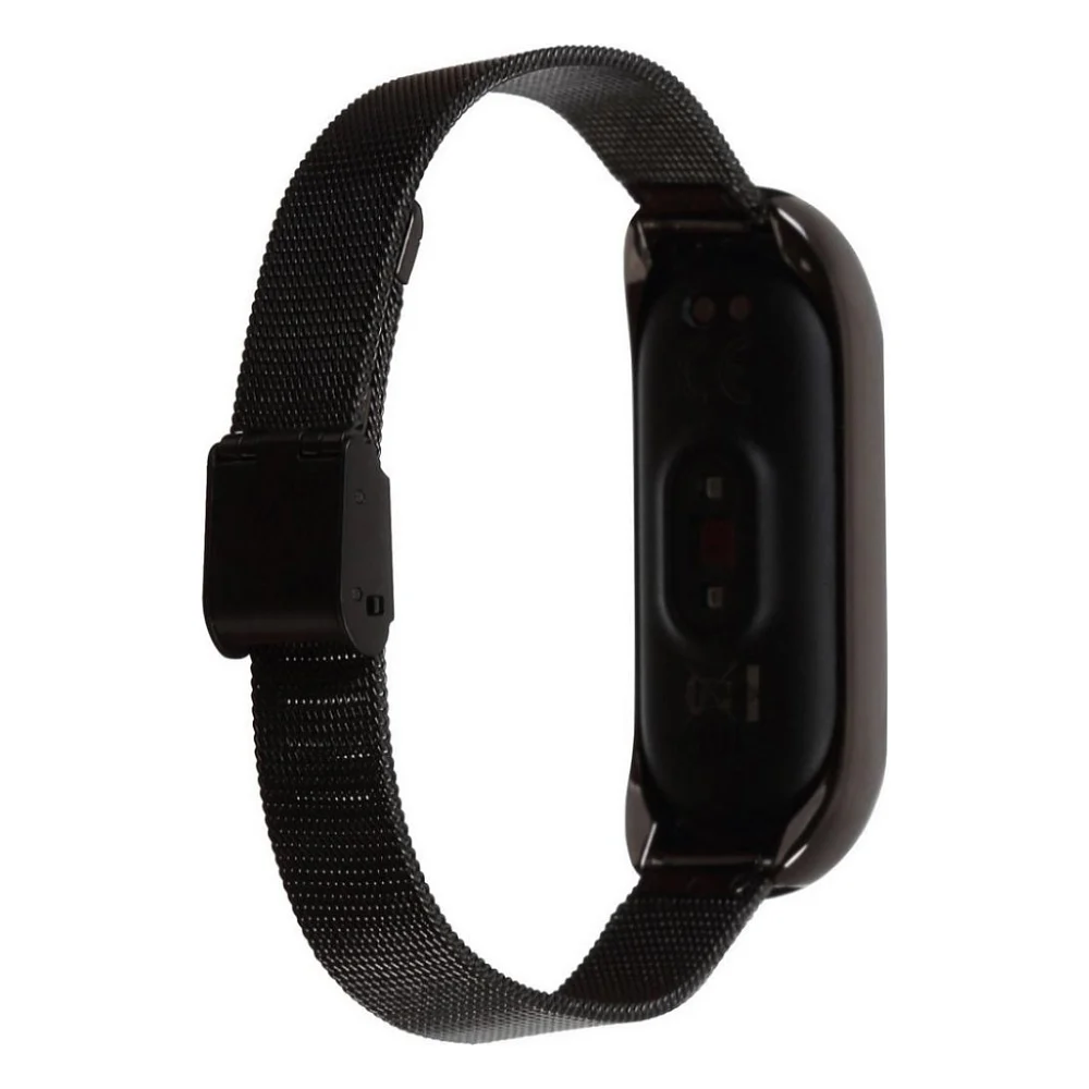 Ремінець до фітнес браслета BeCover Metal для Xiaomi Mi Smart Band 5 Black (705146) — фото 3