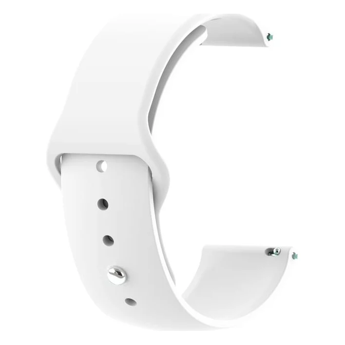 Ремінець BeCover для Samsung Galaxy Watch 42mm/Watch Active/Active 2 40/44mm/Watch 3 41mm/Gear S2 Classic/Gear Sport White (706177)