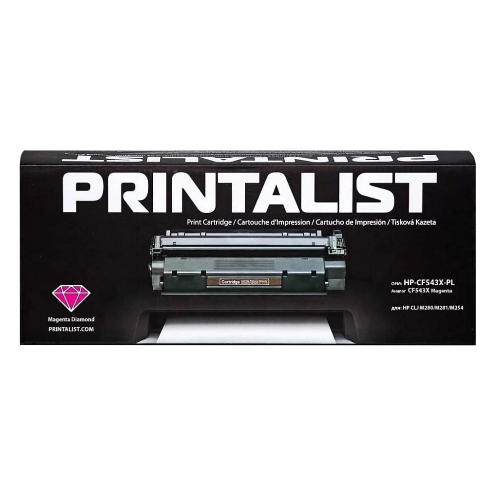 Картридж Printalist HP CLJ M280/M281/M254/ CF543X Magenta (HP-CF543X-PL)