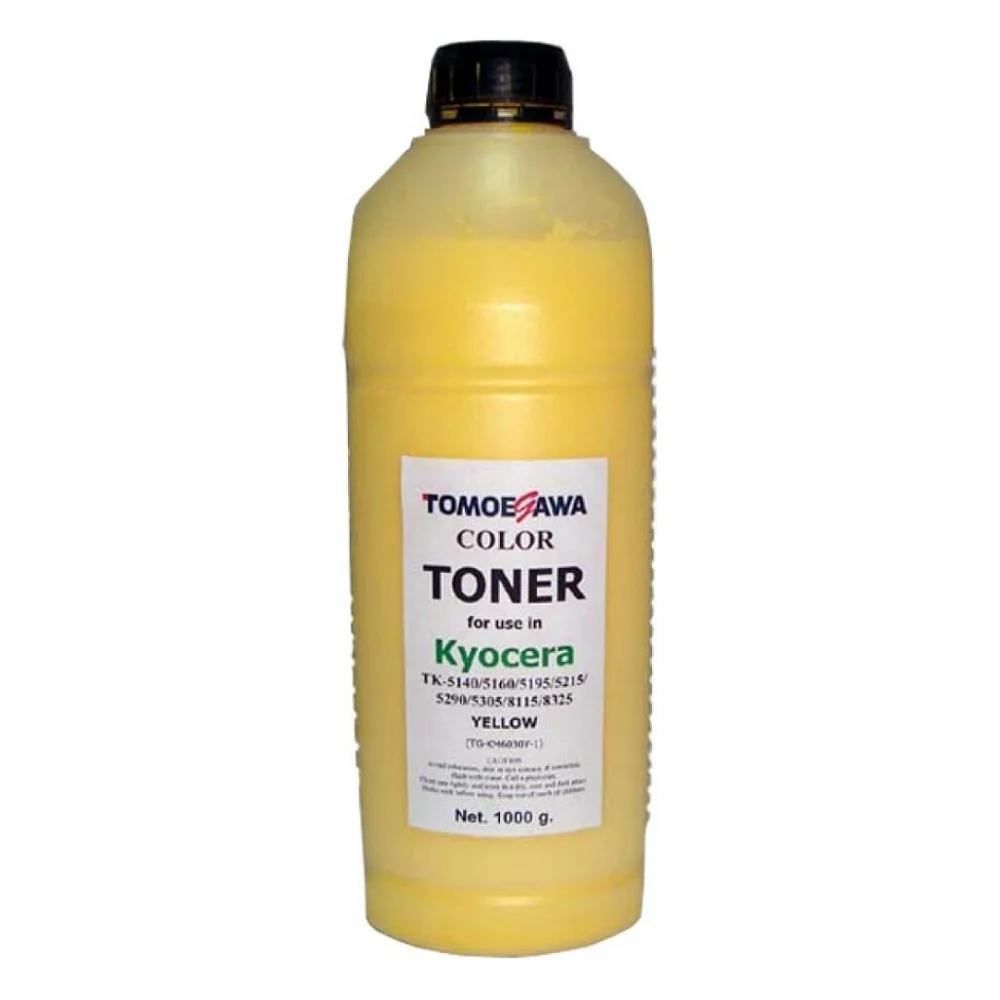Тонер KYOCERA TK-5140/5195/5215/5305/8115 1кг Yellow Tomoegawa (TG-KM6030Y-1)