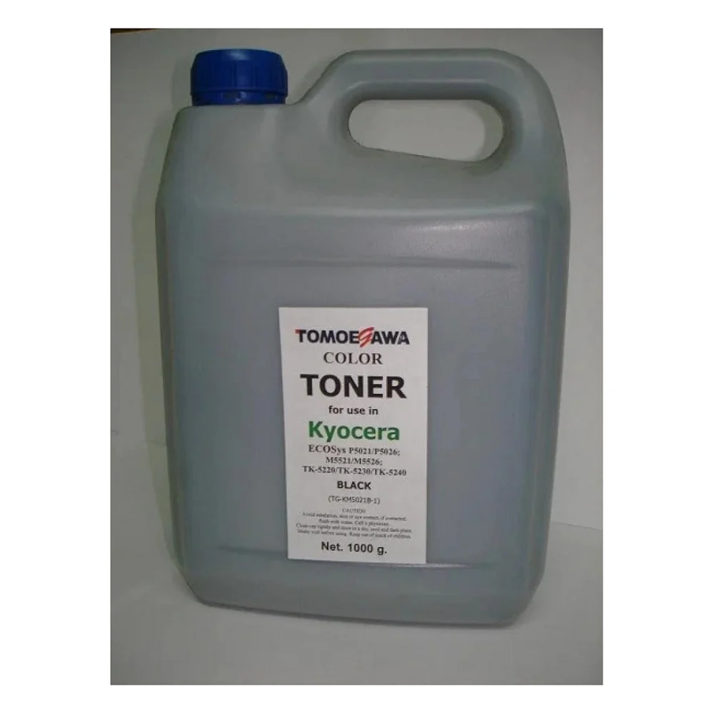 Тонер KYOCERA TK-5220/TK-5230/TK-5240, 1кг Black Tomoegawa (TG-KM5021B-1)