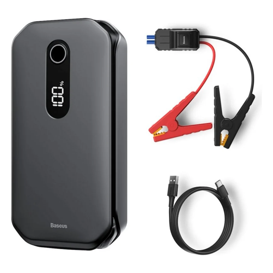 Пусковий пристрій для автомобілів Baseus 12000mAh Super Energy Pro Car Jump Starter Black (CRJS03-01)