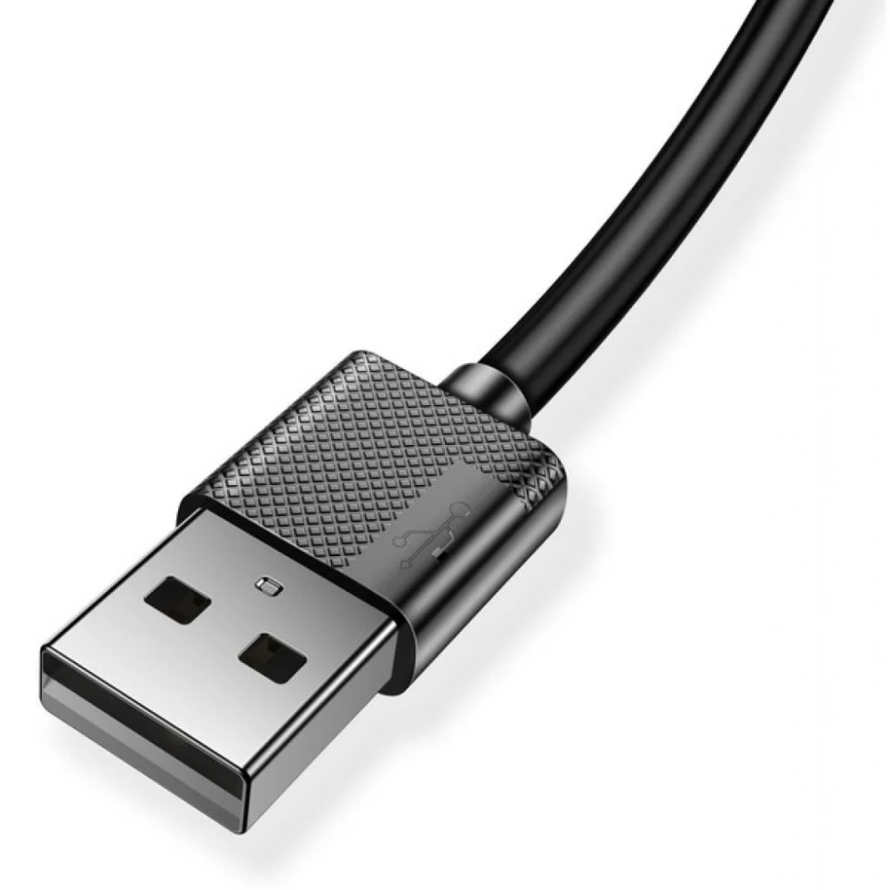 Дата кабель USB 2.0 AM to Type-C 2.0m Nets T-C801 Black T-Phox (T-C801(2) black) — фото 4