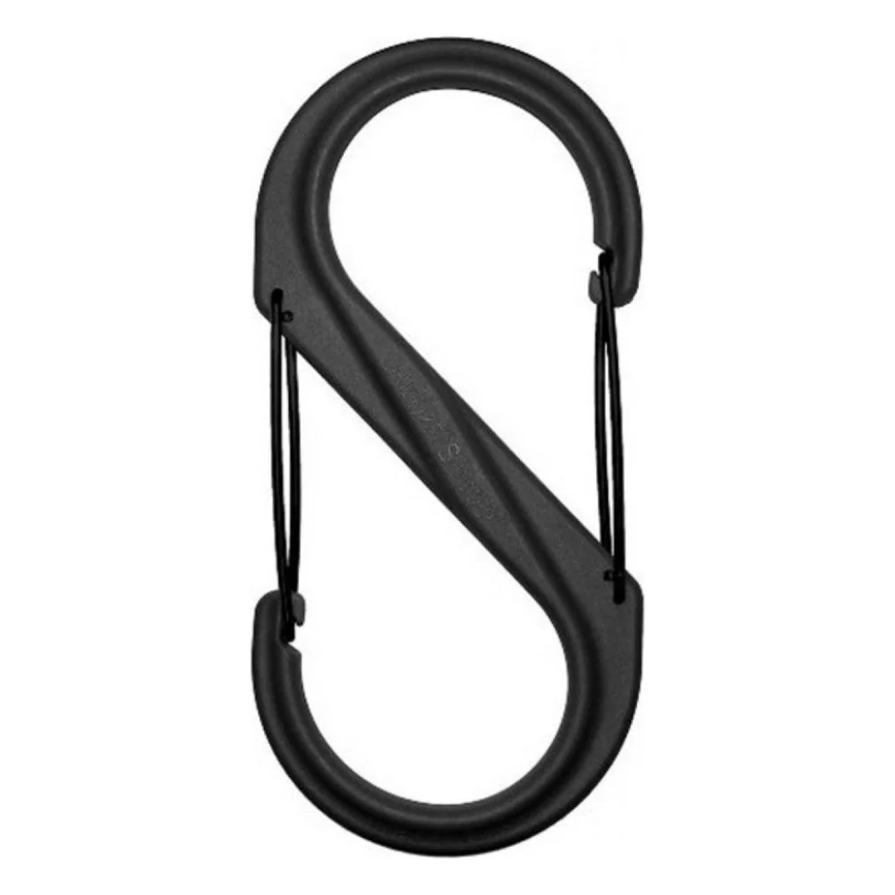 Карабін туристичний Nite ize Plastic Carb S Biner Size 10 NI678 All Black (4823082709496)