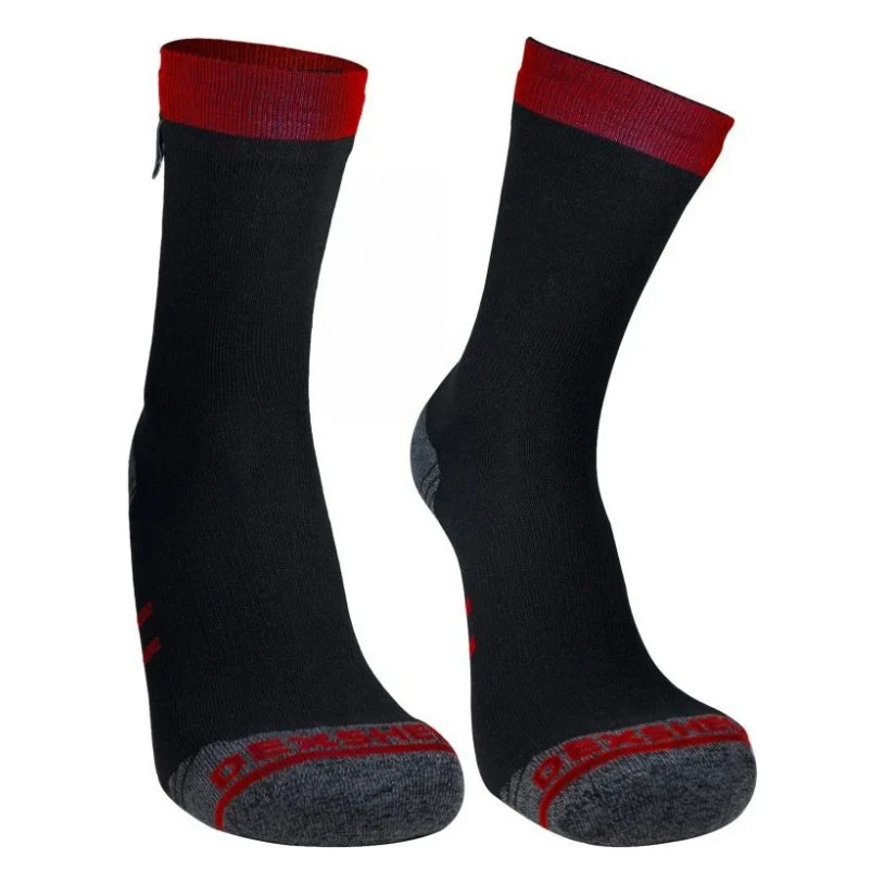 Водонепроникні шкарпетки Dexshell Running Lite S Black/Red (DS20610REDS)