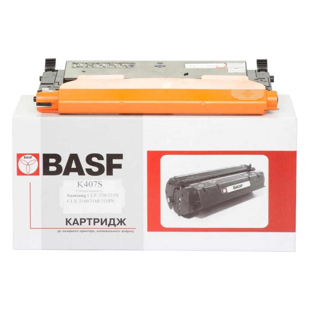 Картридж BASF для Samsung CLP-320/320N/325/CLX-3185 Black (KT-CLTK407S)