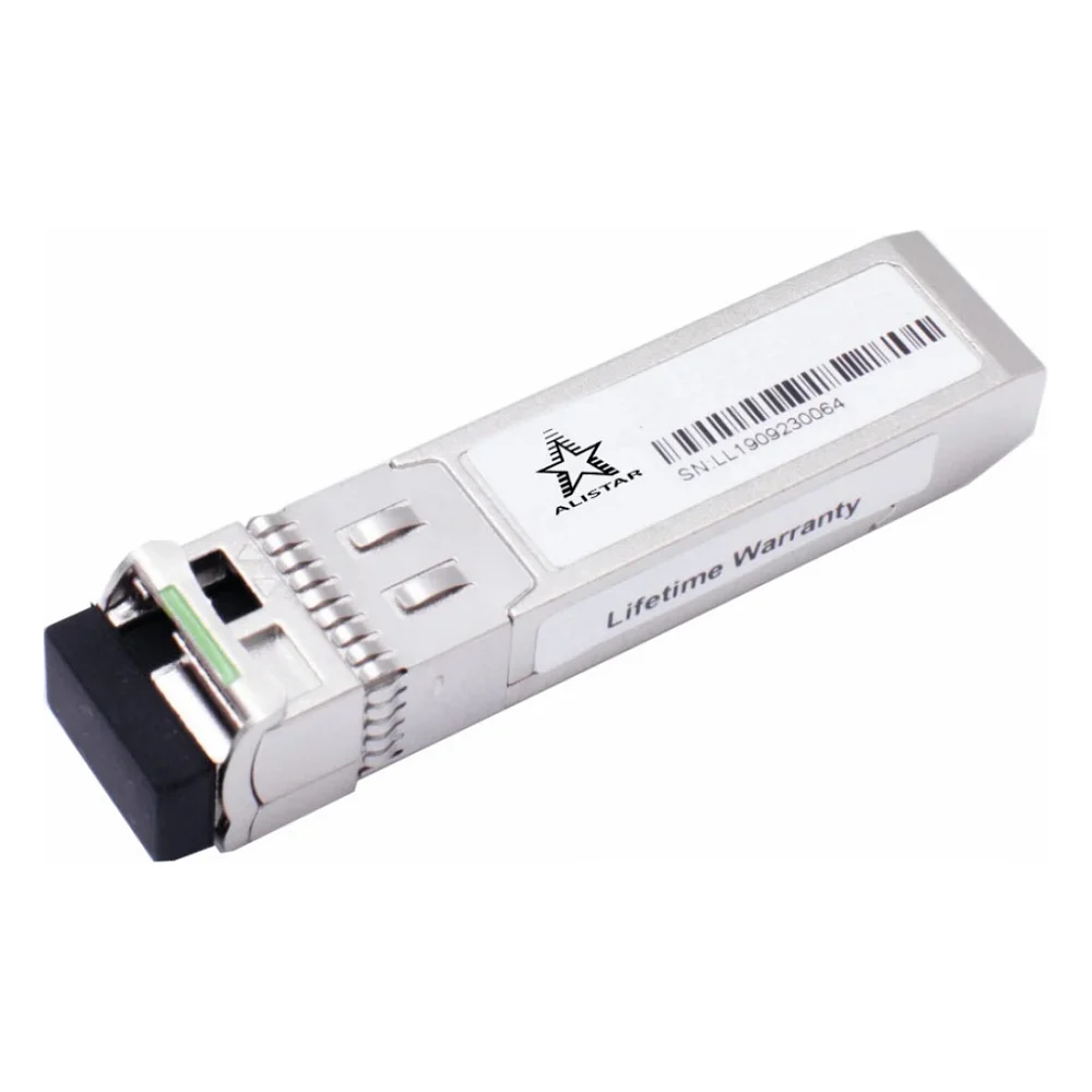 Модуль SFP Alistar Модуль SFP+ 10GBASE-BX 1SM WDM LC 80KM TX1550/RX1490nm DOM (SFP-10G-ZR-BX-D)