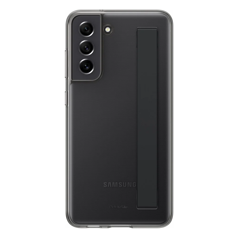 Чохол до моб. телефона Samsung Clear Strap Cover Galaxy S21 FE (G990) Dark Gray (EF-XG990CBEGRU) — фото 3