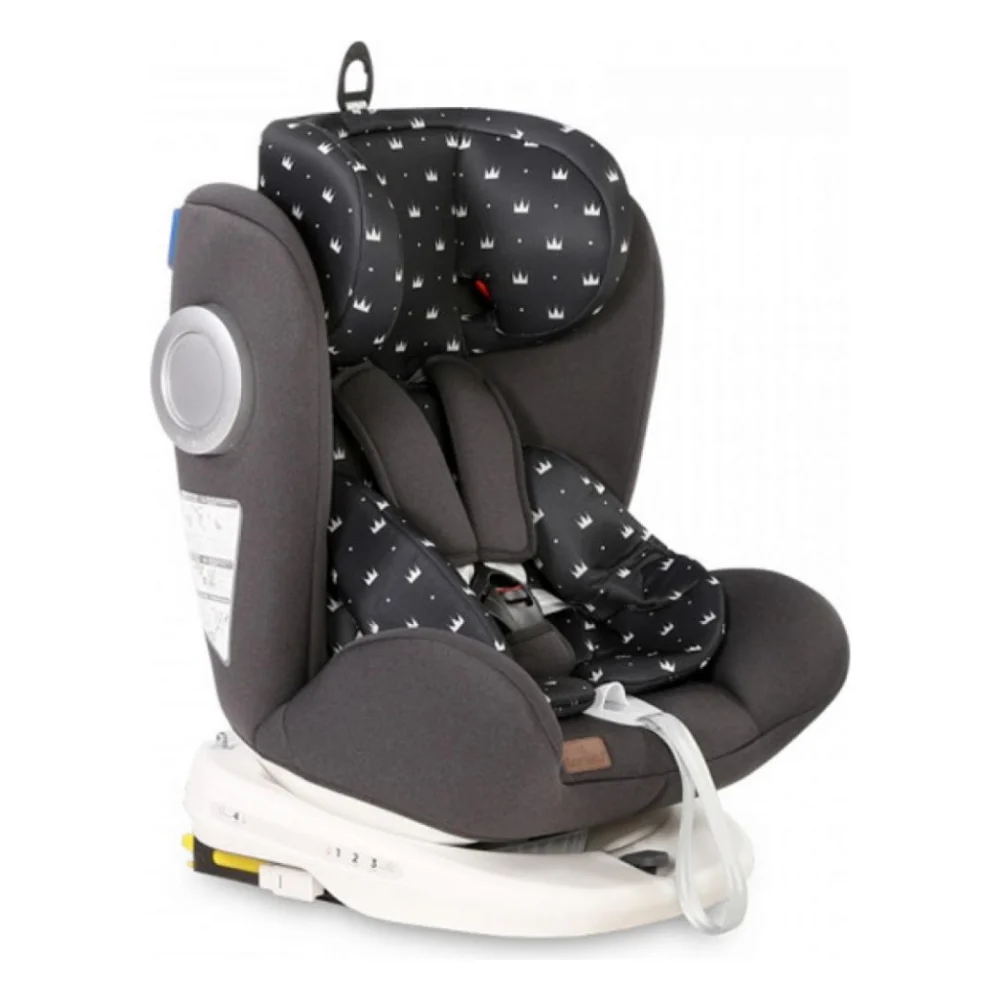 Автокрісло Bertoni/Lorelli Lusso Sps Isofix 0-36 кг Black Crowns (LUSSO black crowns) — фото 3
